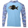 Hooded Camo Sleeve Sun Shirt Thumbnail