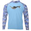 Hooded Camo Sleeve Sun Shirt Thumbnail