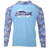 Hooded Camo Sleeve Sun Shirt Thumbnail