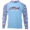 Tortuga Hooded Camo Sleeve Sun Shirt Thumbnail