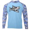 Hooded Camo Sleeve Sun Shirt Thumbnail