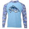 Hooded Camo Sleeve Sun Shirt Thumbnail