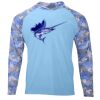 Tortuga Hooded Camo Sleeve Sun Shirt Thumbnail