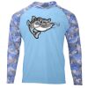 Hooded Camo Sleeve Sun Shirt Thumbnail