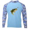 Hooded Camo Sleeve Sun Shirt Thumbnail