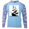 Hooded Camo Sleeve Sun Shirt Thumbnail