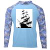 Tortuga Hooded Camo Sleeve Sun Shirt Thumbnail