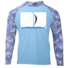 Hooded Camo Sleeve Sun Shirt Thumbnail