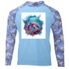 Hooded Camo Sleeve Sun Shirt Thumbnail