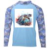 Hooded Camo Sleeve Sun Shirt Thumbnail
