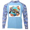 Tortuga Hooded Camo Sleeve Sun Shirt Thumbnail