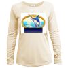 Women's Dri Fit Long Sleeve Sun Shirt <title>Mens Hooded Sun Shirt | B.L. Tees</title> Thumbnail
