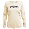 Women's Dri Fit Long Sleeve Sun Shirt <title>Mens Hooded Sun Shirt | B.L. Tees</title> Thumbnail