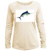 Women's Dri Fit Long Sleeve Sun Shirt <title>Mens Hooded Sun Shirt | B.L. Tees</title> Thumbnail