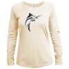 Women's Dri Fit Long Sleeve Sun Shirt <title>Mens Hooded Sun Shirt | B.L. Tees</title> Thumbnail