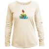 Women's Dri Fit Long Sleeve Sun Shirt <title>Mens Hooded Sun Shirt | B.L. Tees</title> Thumbnail