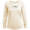 Women's Dri Fit Long Sleeve Sun Shirt <title>Mens Hooded Sun Shirt | B.L. Tees</title> Thumbnail