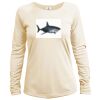 Women's Dri Fit Long Sleeve Sun Shirt <title>Mens Hooded Sun Shirt | B.L. Tees</title> Thumbnail