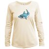Women's Dri Fit Long Sleeve Sun Shirt <title>Mens Hooded Sun Shirt | B.L. Tees</title> Thumbnail