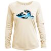 Women's Dri Fit Long Sleeve Sun Shirt <title>Mens Hooded Sun Shirt | B.L. Tees</title> Thumbnail