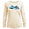 Women's Dri Fit Long Sleeve Sun Shirt <title>Mens Hooded Sun Shirt | B.L. Tees</title> Thumbnail