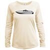 Women's Dri Fit Long Sleeve Sun Shirt <title>Mens Hooded Sun Shirt | B.L. Tees</title> Thumbnail