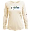 Women's Dri Fit Long Sleeve Sun Shirt <title>Mens Hooded Sun Shirt | B.L. Tees</title> Thumbnail