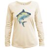 Women's Dri Fit Long Sleeve Sun Shirt <title>Mens Hooded Sun Shirt | B.L. Tees</title> Thumbnail