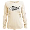 Women's Dri Fit Long Sleeve Sun Shirt <title>Mens Hooded Sun Shirt | B.L. Tees</title> Thumbnail