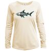 Women's Dri Fit Long Sleeve Sun Shirt <title>Mens Hooded Sun Shirt | B.L. Tees</title> Thumbnail