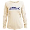 Women's Dri Fit Long Sleeve Sun Shirt <title>Mens Hooded Sun Shirt | B.L. Tees</title> Thumbnail