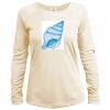 Women's Dri Fit Long Sleeve Sun Shirt <title>Mens Hooded Sun Shirt | B.L. Tees</title> Thumbnail