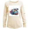 Women's Dri Fit Long Sleeve Sun Shirt <title>Mens Hooded Sun Shirt | B.L. Tees</title> Thumbnail