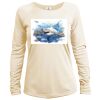 Women's Dri Fit Long Sleeve Sun Shirt <title>Mens Hooded Sun Shirt | B.L. Tees</title> Thumbnail