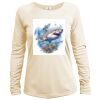 Women's Dri Fit Long Sleeve Sun Shirt <title>Mens Hooded Sun Shirt | B.L. Tees</title> Thumbnail