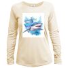 Women's Dri Fit Long Sleeve Sun Shirt <title>Mens Hooded Sun Shirt | B.L. Tees</title> Thumbnail